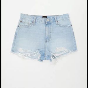 BdG high rise jean shorts
